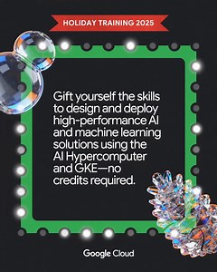 Unwrap the 'Google Cloud AI Infrastructure' learning path to optimize every layer of your AI infrastructure solutions! From storage and networking to orchestration, these on-demand courses help you redefine what's possible with our AI infrastructure → https://goo.gle/44QZZWk | Google Cloud