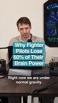Why Fighter Pilots Lose 60% of their Brain Power