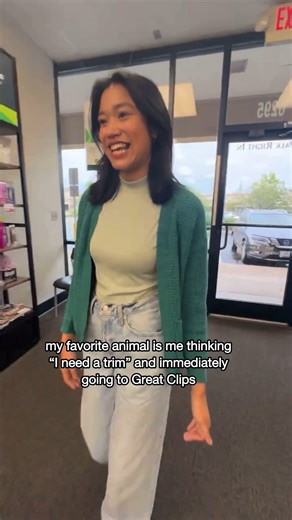 Thought about the trim ✅ Immediately went and got the trim ✅ It really is that easy. 🙌 | Great Clips