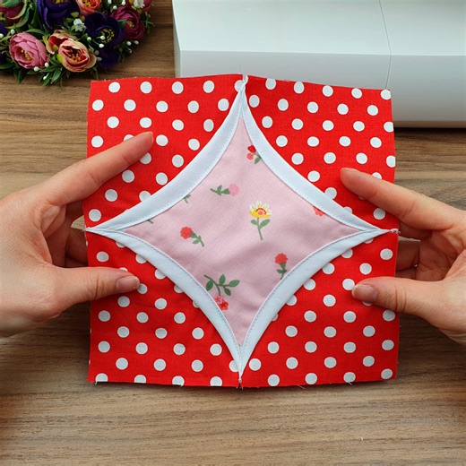 591K views · 5.5K reactions | Cathedral Window | Patchwork Pattern Work | A Very Easy But Effective Method | Lady Loves Knitting | Facebook