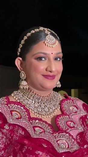 Punjabi Bridal Makeup, but Make It Skin-Like #naturalmakeup #indianbridalmakeup #bridalmakeup