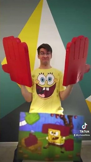 How to make SpongeBob’s Karate Gloves in REAL LIFE!