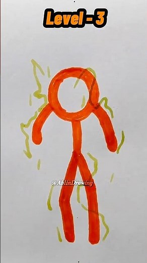 Drawing stickman TSC by Alan Becker in different level 1-7 #drawing #stickman #howtodraw #tutorial