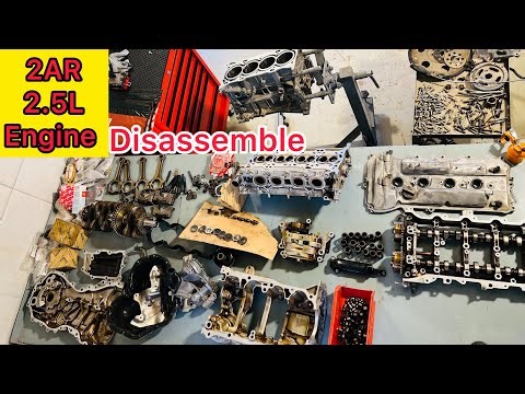 "Toyota 2AR Engine Full Disassembly – Step-by-Step Guide"