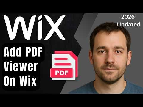 How to Add a PDF Viewer on Wix (Updated 2026 Step-by-Step Beginner Guide)