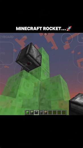 How to Build Rocket in Minecraft #shorts #minecraft