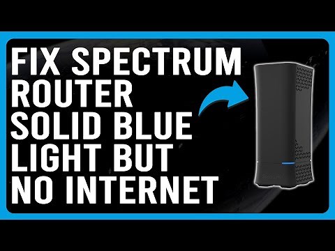 How To Fix Spectrum Router Solid Blue Light But No Internet (Complete Guide To Solve The Issue!)