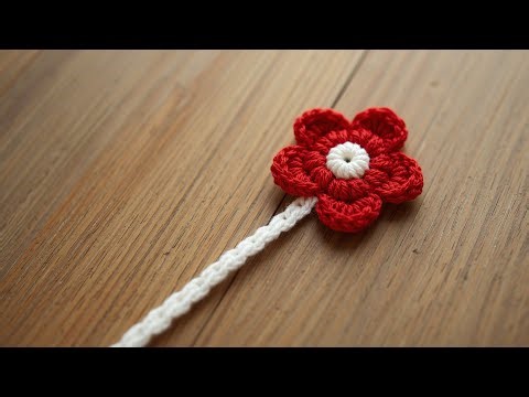 Easy Crochet Flower Bookmark 🌸 | Quick & Cute Handmade Bookmark