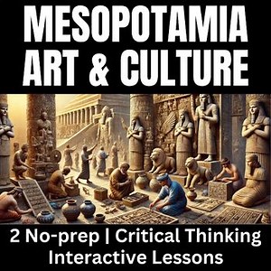 ANCIENT CIVILIZATIONS:  MESOPOTAMIA Art Statues Reliefs Music Instruments