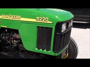 2003 John Deere 5220 2wd Tractor with Cab For Sale