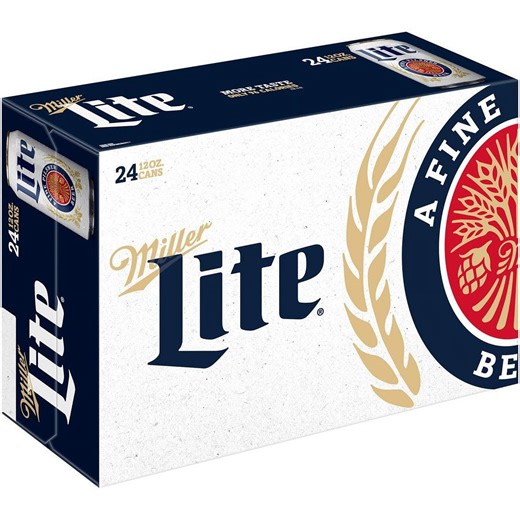 Miller Lite Lager Beer, 12 fl. oz. can, 24 pk. - Samsclub.com