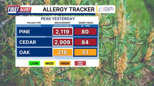 First Alert Meteorologist Garrett Bedenbaugh is tracking mild afternoons and when we see some much needed rainfall. Get the updated hour by hour First Alert forecast on FOX30 and CBS47 Action News JAX This Morning from 4:30 - 9 am. | Action News Jax