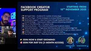 Facebook Creator Support Program | Hammad Kiyani