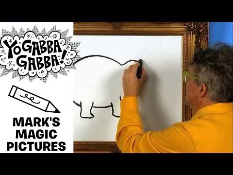 Mark's Magic Pictures - Elephant - Yo Gabba Gabba!