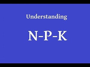 Understanding N P K - Straight to the Point