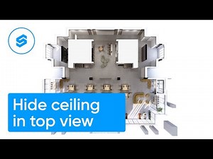 How to Hide the Ceiling in Top View | Shapespark Tutorial