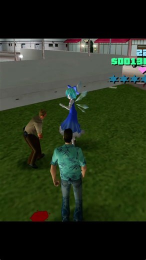 Cop vs cirno 😂😂. #gta #gta6 #gtavicecity #ps2