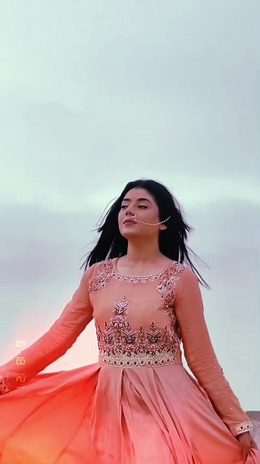 Captivating Dress Spin Against Cloudy Sunset