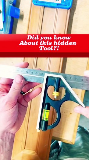 Tool Tip!! There is a hidden scribe in combination squares! #tooltip #hiddentool #combinationsquare #tips #woodworking #carpentry #build #learn #tools #wood #diy #remodel #scribe | Matthew Peech Woodworking And DIY
