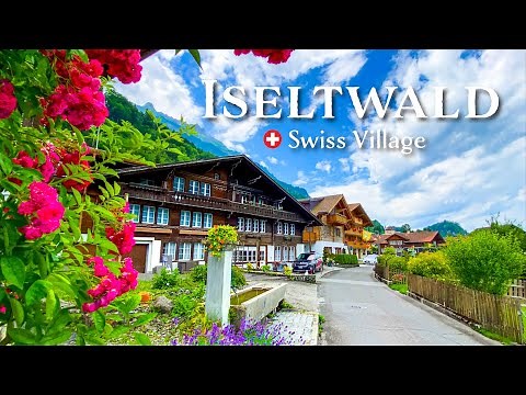 Iseltwald - The Most Beautiful Swiss Village 🇨🇭 Magical Summer Day!