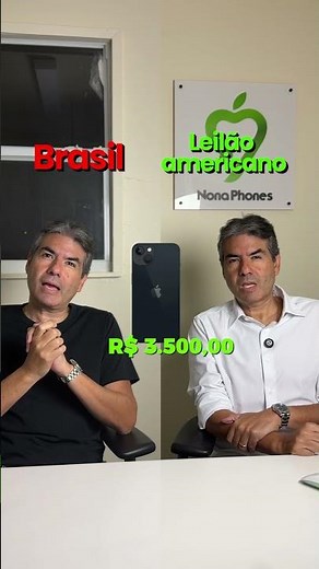 Preço dos Iphones em dois mercados diferentes