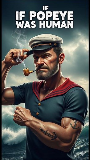 Popeye Characters Reimagined as Real Humans | AI Transformation