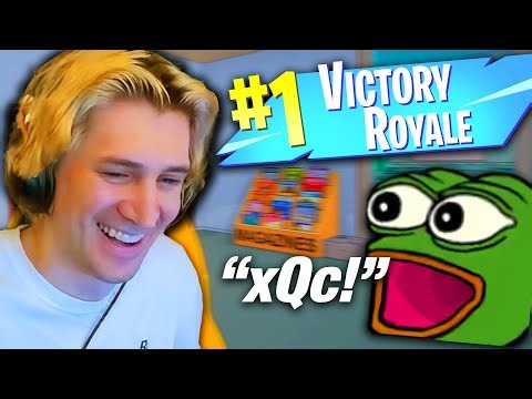 xQc BULLIES His Fans On Fortnite...