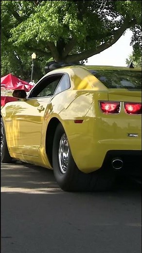 Supercharged Bumble Bee Pro Street Camaro #Hotrod #prostreet #StreetMachineNationals