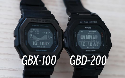 CASIO GBX-100 GBD-200简单对比