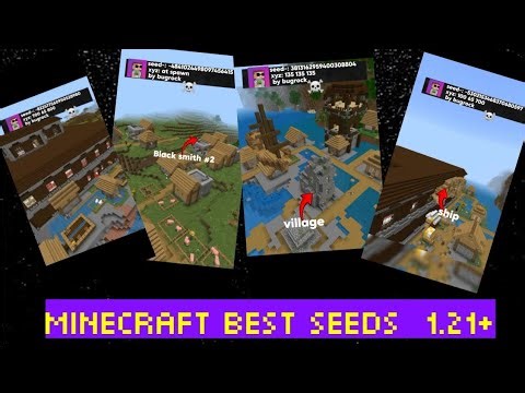 Minecraft best seeds for 1.21+ (bedrock/pe) |Best Minecraft SEEDS for 1.21 and Beyond