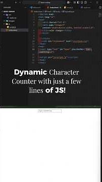 CHARACTER COUNTER IN JAVASCRIPT