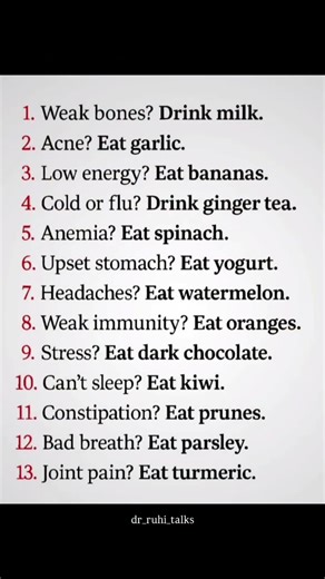 13 Healing Foods that heals you eat this Feel Better Fast Today #healthylifestyle #motivation