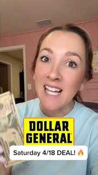 Dollar General Saturday Deal save 60%!! 4/18!