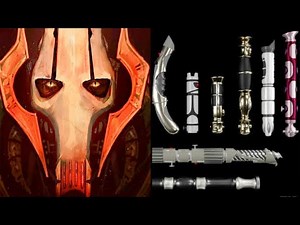 The Sith Lightsaber COLLECTION General Grievous HID From Dooku & Sidious