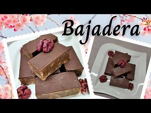 Bajadera sa orasima i keksom, najlakši recept - sitni kolači | ekuhinjica