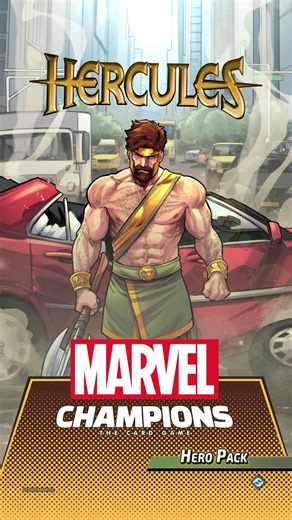 Hercules smashes into the scene with this latest hero pack for Marvel Champions: The Card Game. Learn about his powerful playstyle as he leads the charge against the opposition: https://www.fantasyflightgames.com/en/news/2025/11/6/son-of-zeus/ | Fantasy Flight Games