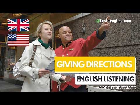 Giving directions – A2 English Listening Test
