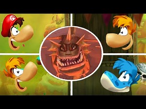4 rayman legends vs all bosses