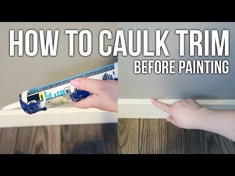 Tip Tuesday: How to Caulk Trim Before Painting