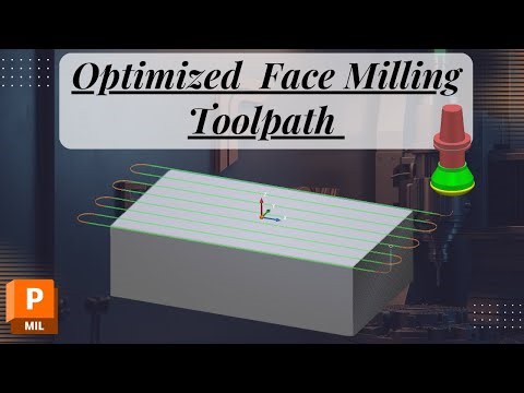 OPTIMIZED Face Milling Toolpath " Arc-Motion Toolpath for Smoother Machining "