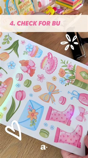 Stickers print&cut process 🌸