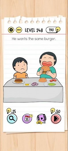 Brain Test Level 248 Solution & Walkthrough | Tricky Puzzles (Android & iOS Shorts)