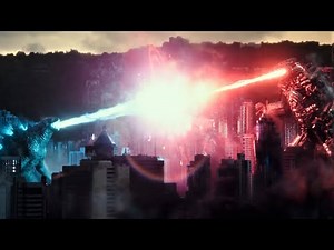 Godzilla and Mechagodzilla beam-lock (no background music) - Godzilla vs Kong