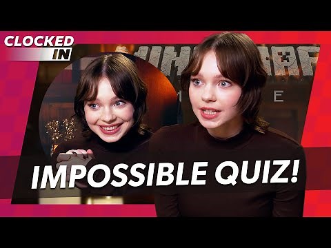'Minecraft Movie' Star Emma Myers Takes The ULTIMATE Video Game Trivia Quiz 🎮📝 | Clocked In | Metro