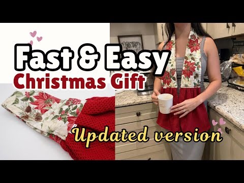 Christmas Gift To Sew - A Scarf Towel (Kitchen Boa)