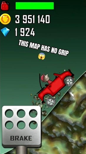 Hill Climber vs Alien Planet 🌌 | Slippery Map is IMPOSSIBLE 😱 #shorts