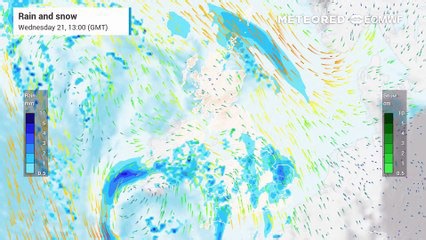 Low pressure to continue bringing heavy outbursts of rain and windy conditions to London and the...