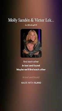 Molly Sandén & Victor Leksell song Lost and found English translation.