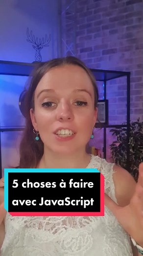 🤩 5 choses possibles à faire grâce au langage de #programation #javascript ! #siteweb #application #jeuvideo #realitevirtuelle #framework
