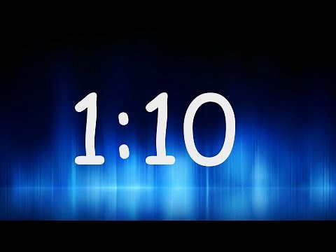 1:10 Minutes Timer / Countdown from 1min 10sec
